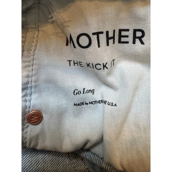 MOTHER Denim The Kick It Jeans, Size 28, Go Long Wash - Picture 8 of 10